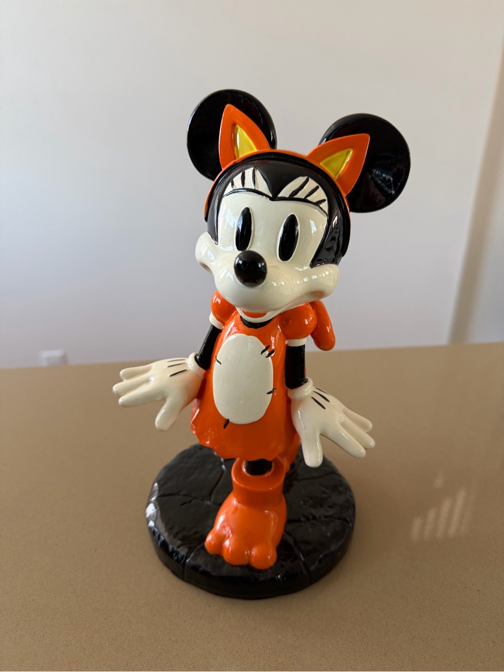 Disney Minnie Mouse in Fox Costume Disney 10" Figurine Halloween Decor